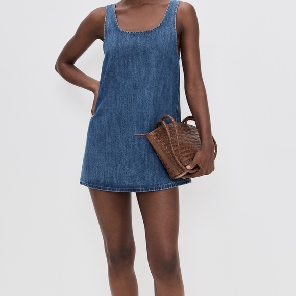 Parke Lightweight Denim Mini Dress – Size XL – Never Worn - Picture 1 of 6